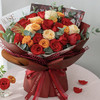 【珍贵的爱】红色主题暖色系高档大花束 商品缩略图0