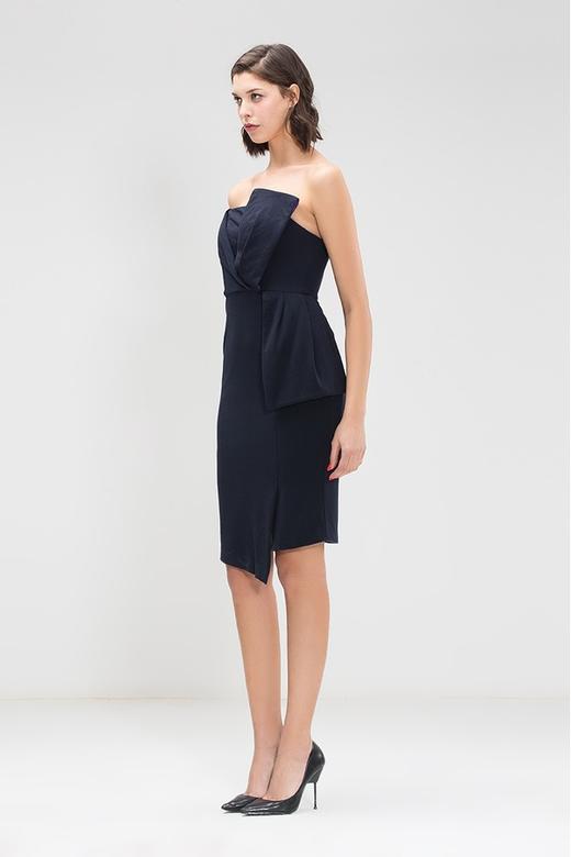 FEW MODA 蓝紫色抹胸礼服 13733 商品图1