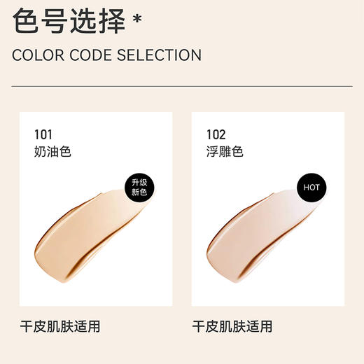 光感无瑕润泽裸感粉底液101号&102号201号&202号 商品图3