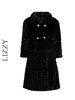 LIZZY优雅丹麦进口母貂水貂裘皮双排扣饰水钻扣大衣外套秋冬女4655 商品缩略图4