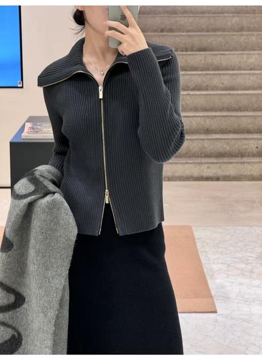 小禾！松弛且高及｜翻领/立领 羊毛花纱针织开衫毛衣【包邮/清仓不退换。 商品图5