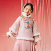 年衣童装汉服唐装女童冬季儿童马面裙套装宝宝新年礼服拜年服加绒（送花盈仙羽发饰） 商品缩略图7