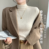2024秋冬【高级感内搭】中领打底衫女士保暖上衣时尚叠穿显瘦393雾花中领打底衫 商品缩略图1