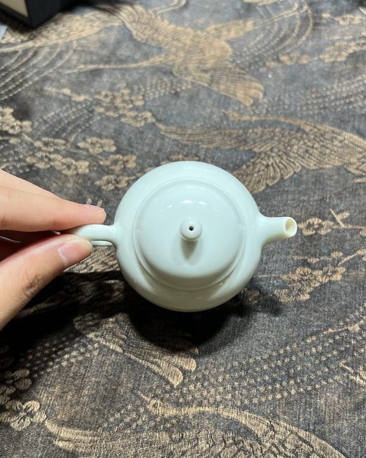龙蛋白茶壶 商品图1