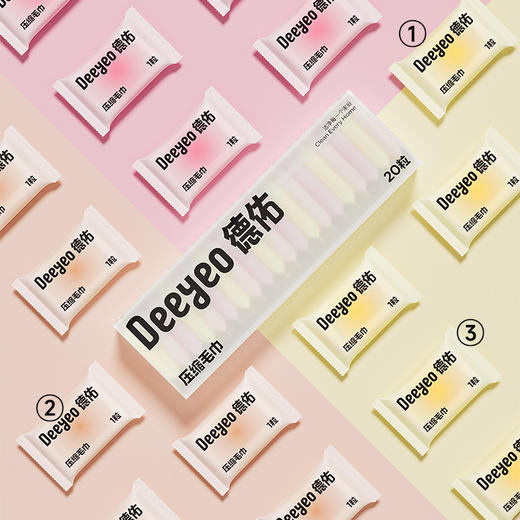 【GX】德佑压缩毛巾20粒*4盒 商品图4