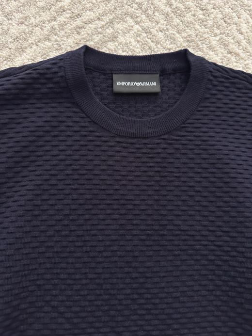 Emporio Armani老钱风提花工艺毛衣针织衫 商品图4