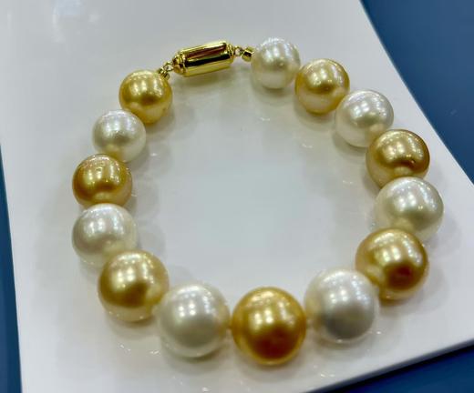 南洋白碟混彩手链  10-11m 商品图0