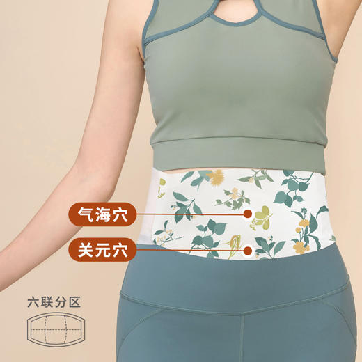 正安国货·九子包暖腹腰带  360°环腰可拉伸弹力带 8小时发热养护腰腹胃  3袋/盒 商品图3