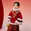 年衣童装汉服唐装女童冬季儿童马面裙套装宝宝新年礼服拜年服加绒（送花盈仙羽发饰） 商品缩略图8