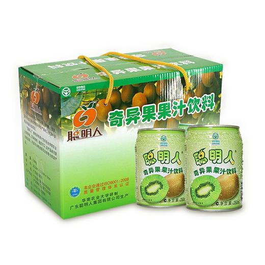 和平产品 聪明人奇异果果汁饮料 （有糖）250ml*16支 商品图0