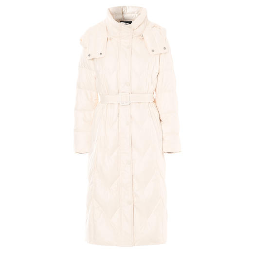 EITIE爱特爱冬季新款时尚加厚保暖连帽羽绒服长款外套7611309 商品图11