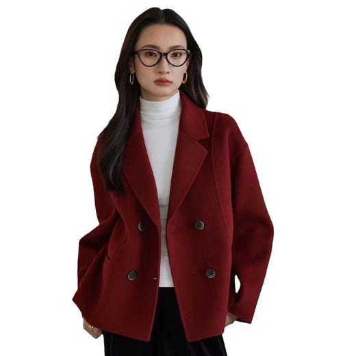 TC 069866大衣西装减龄气质小个子羊毛呢外套 商品图4