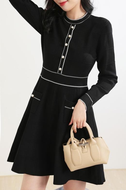 Le Malene 高端圆领针织连衣裙 13932 商品图3