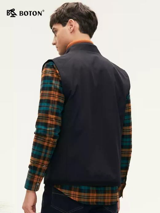 [防泼水]波顿春秋季新款男士立领男士马甲高端美式休闲马夹 商品图4