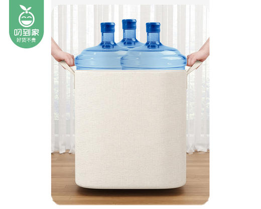 棉麻收纳袋（拉链款-米白）/1个（50*50*60cm）补单专用 商品图4