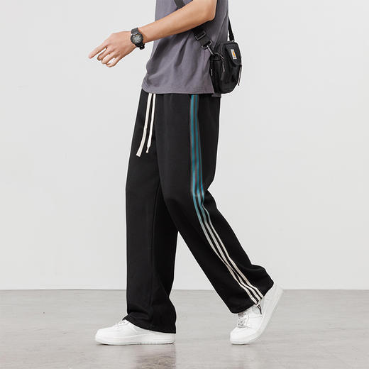 【加绒】【特大码】【新款DH】大依优型大码可调节裤脚休闲裤加肥加大男装弹力舒适胖子肥佬百搭运动裤潮流 商品图1