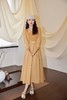 amadella 姜黄色针织拼接式连衣裙 19094 商品缩略图0