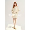 MAISON CECILE奶白/黑色轻巧舒适保暖菱格棉服套装 商品缩略图1