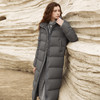 Famecoco范可儿加厚立领绗缝长款羽绒服女FAB8AH024 商品缩略图0