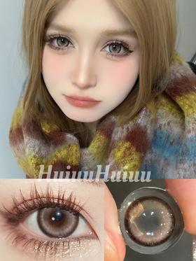 【大直径】MOREA-落霞来信棕-14.5mm 【年抛 0-1000度 含525/575】