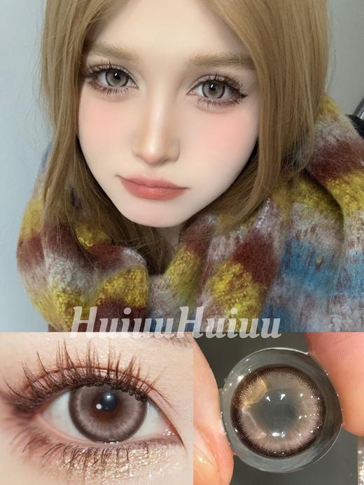 【大直径】MOREA-落霞来信棕-14.5mm 【年抛 0-1000度 含525/575】 商品图0