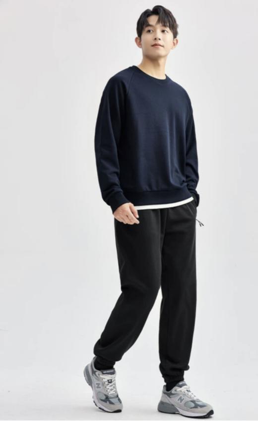 【双11福利】奥粒绒加厚三防情侣休闲裤E56-859：🌟简直就是加绒休闲中的天花板！👊超修饰腿型，瞬间遮胯❗️显腿直又显腿细！  商品图5