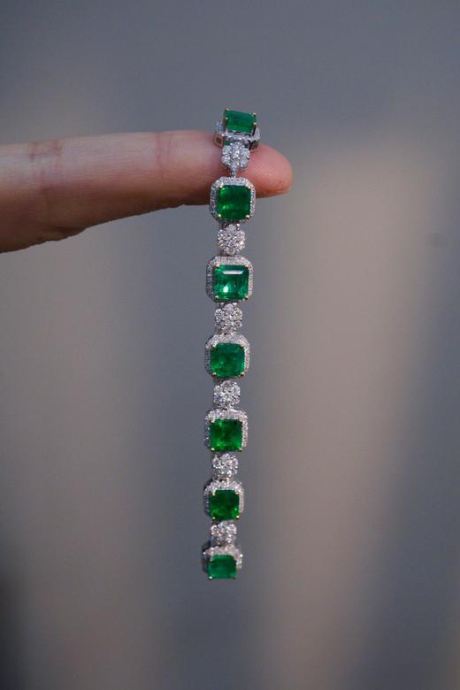6.02ct 祖母绿手链 商品图2