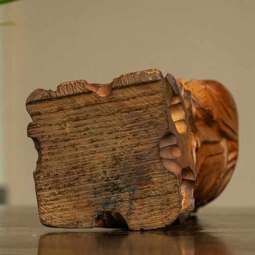 清 楠木雕寿星人物摆件 商品图4