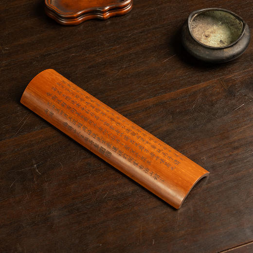 清 竹刻诗文臂搁 商品图3