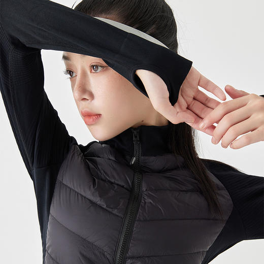 【练习者精选】lulu运动羽绒服女修身超轻短款高级感外套修身lulu轻薄羽绒服女 商品图1