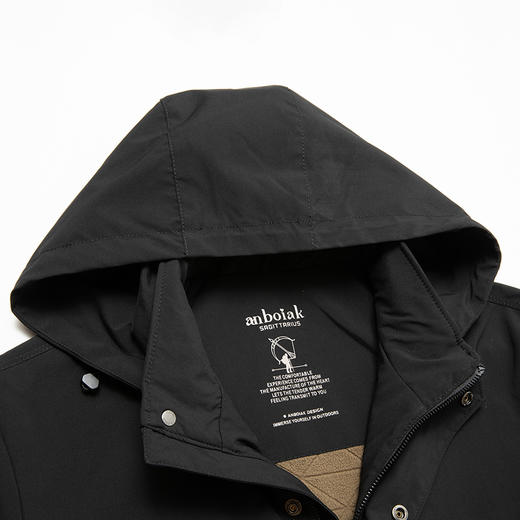 【可拆卸帽】【新款DKP】大依优型大码加绒棉衣连帽夹克棉服休闲胖子大码男休闲宽松加肥加大上衣冬季外套 商品图9