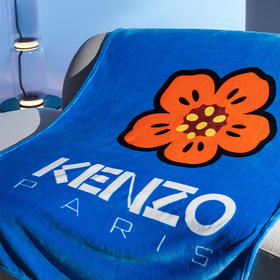 KENZO | 海棠花丝柔毯95*140cm KRT-023