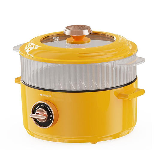 SANSUI 煮锅2.5L多功能火锅S-HG1526 商品图2