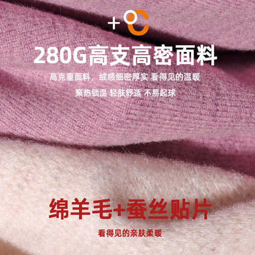 【每2件减5】蚕丝羊毛贴片缎彩养护背心，保护前胸后背！ 商品图2