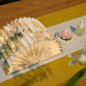 羽诗制造出品 秘境寻芳鲍海斌书灯非遗手捏陶瓷花礼盒套装