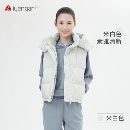 艾扬格 life C1188 羽绒马甲  冬 女款保暖轻便羽绒马甲 商品图1