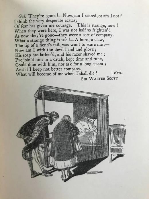 约1900年左右 魔法之窗：童话诗选集 数十幅插图 漆布精装32开 商品图8