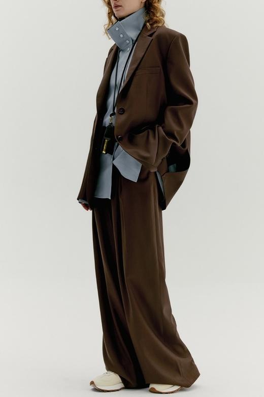 ESTELLICA 美拉德西装外套裤子套装 19140 商品图5