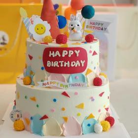 【小兔兔创意定制蛋糕】