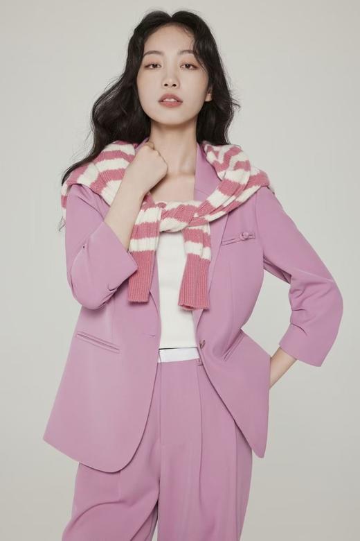 amadella 粉色简约西装长裤套装 19117 商品图1