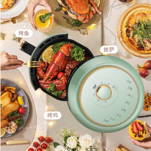 长虹CM-817空气炸锅5L绿色 商品图4