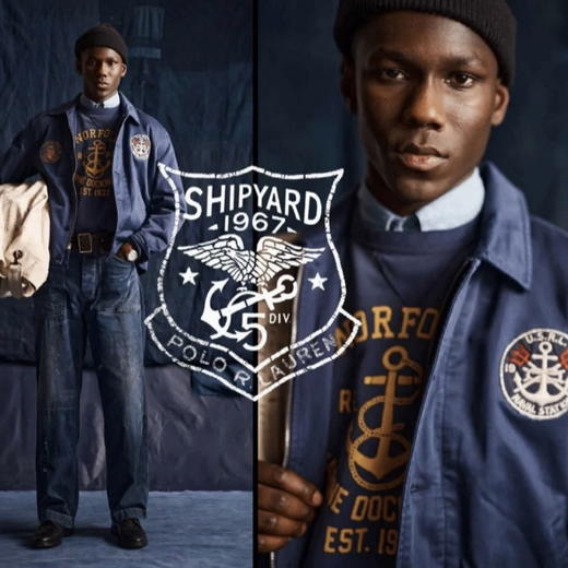 嘉兴代工厂订单! 拉夫 劳伦 男士 utilitair小马POLO男士飞行内里加绒夹克衫   排扣外套 商品图3