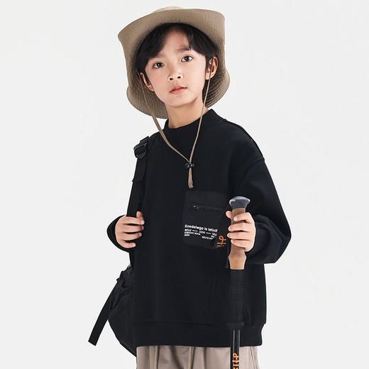 【韩版中大童洋气卫衣，冬季加绒保暖】冬季男童卫衣 新款韩版中大童时尚洋气加绒卫衣潮-QQ 商品图3