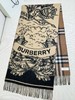 巴宝莉战马双面披肩羊绒围巾(UT*CB) 商品缩略图9