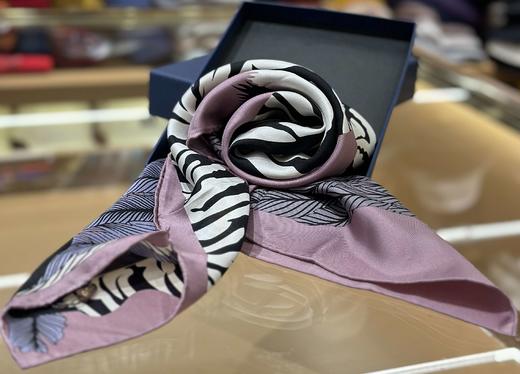 优品堂【清秀高雅2】90*90桑蚕丝斜纹绸方巾 商品图13