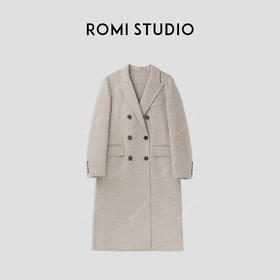 ROMI STUDIO燕麦驼大衣外套23AWW786