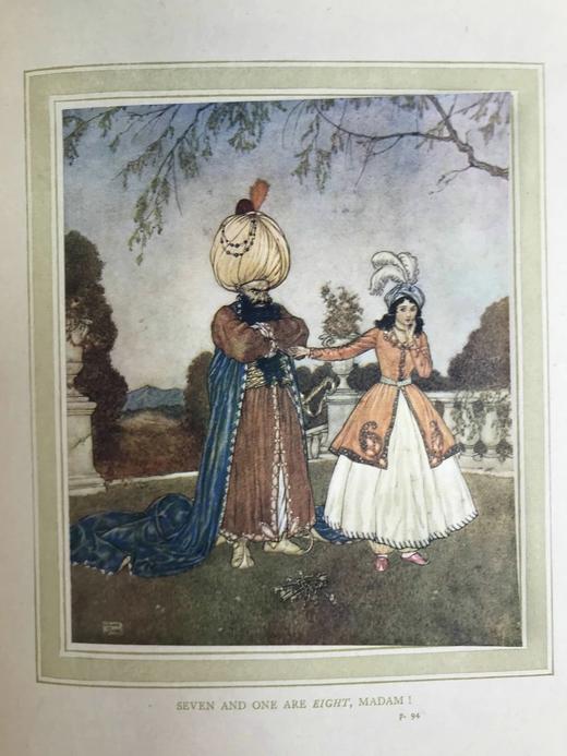 约20世纪早期 杜拉克法国红十字会童话图书 20幅彩色手工贴图 布面精装16开 商品图10