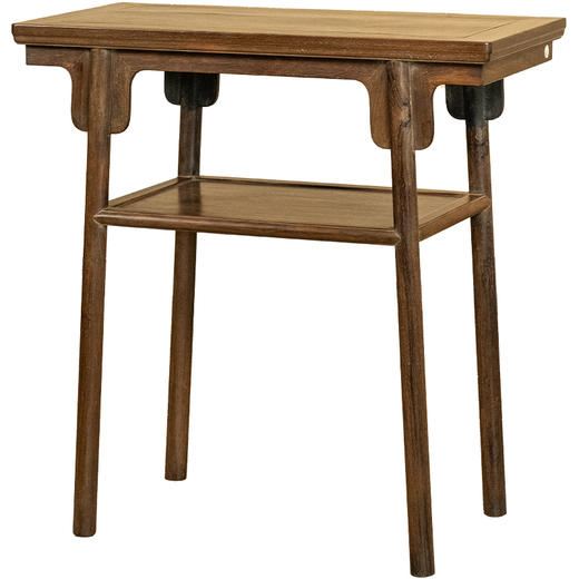 清 红木夹头榫刀牙板带屉平头案 商品图5