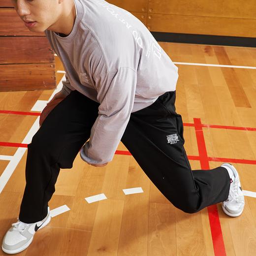 LUSHISILUSHISI冲刺时刻刺绣卫裤休闲裤松紧腰LOGO户外登山重磅运动长裤 商品图2