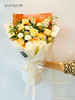 【温馨关怀】香槟玫瑰混搭韩式花束 商品缩略图0